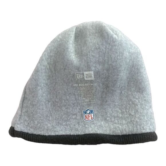 NFL Saints Beanie NOLA Tassel Top Warm Fleece Lined Black One Size fits Most - Picture 3 of 4